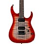 Schecter Guitar Research Custom Shop Sunset 24-6 Hipshot Electric Guitar Red Stain Black Burst 2111029