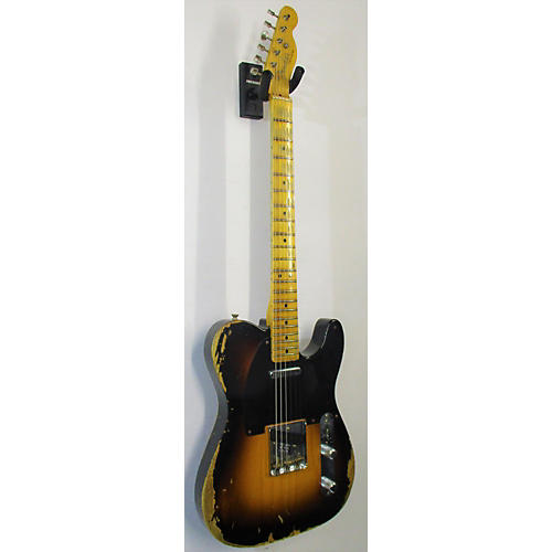 Fender Custom Shop Telecaster 1951 Reissue Heavy Relic Solid Body Electric Guitar 2 Tone Sunburst