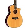 Taylor Custom Sitka Spruce-Flamed Maple Grand Auditorium Acoustic-Electric Guitar Lilac Wine 1203064118