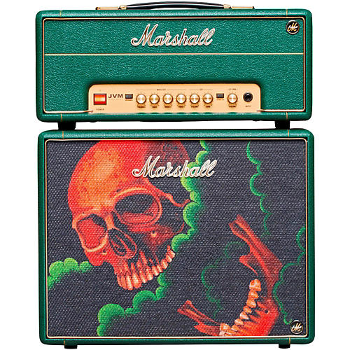 Marshall Custom Shop Tattoo JVM1H 1W Head w/ C110 Cabinet, Antony Flemming  | Reverb