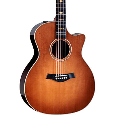Taylor Custom Torrefied Sitka Spruce-East Indian Rosewood Grand Auditorium Acoustic-Electric Guitar -