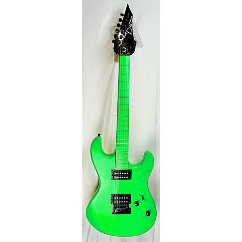 Dean Custom Zone Solid Body Electric Guitar Neon Green