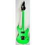 Used Dean Custom Zone Solid Body Electric Guitar Neon Green