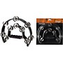 Stagg Cutaway Tambourine With 20 Jingles Black