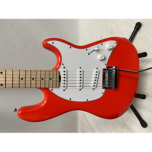 Sterling by Music Man Cutlas SSS Solid Body Electric Guitar Fiesta Red