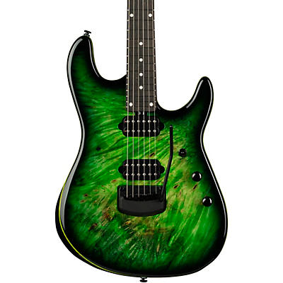 Ernie Ball Music Man Cutlass HH Trem 6-String Jason Richardson Burl Top Electric Guitar -