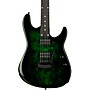 Ernie Ball Music Man Cutlass HH Trem 6-String Jason Richardson Burl Top Electric Guitar - Kokiri Forest S13043