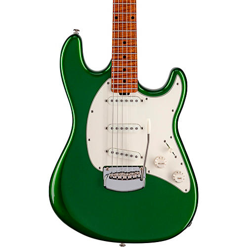 Ernie Ball Music Man Cutlass SSS Electric Guitar Charging Green