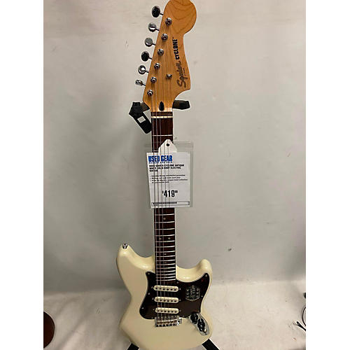 Squier Cyclone Solid Body Electric Guitar Antique White