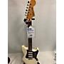 Used Squier Cyclone Solid Body Electric Guitar Antique White