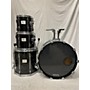 Used Pearl Czx Studio Drum Kit black sparkle
