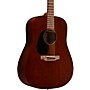 Martin D-10E Retro Road Series Sapele Dreadnought Left-Handed Acoustic-Electric Guitar - Dark Mahogany