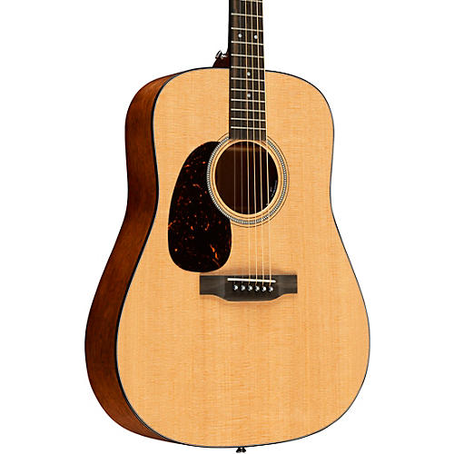 Martin D-16E 16 Series Mahogany Left-Handed Dreadnought Acoustic-Electric Guitar Natural