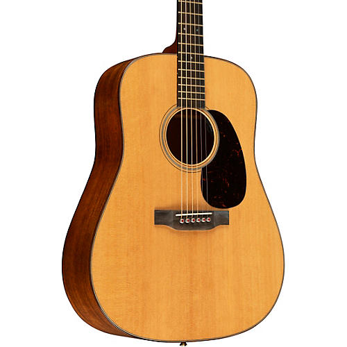 Martin D-18E Modern Deluxe Dreadnought Acoustic-Electric Guitar Natural