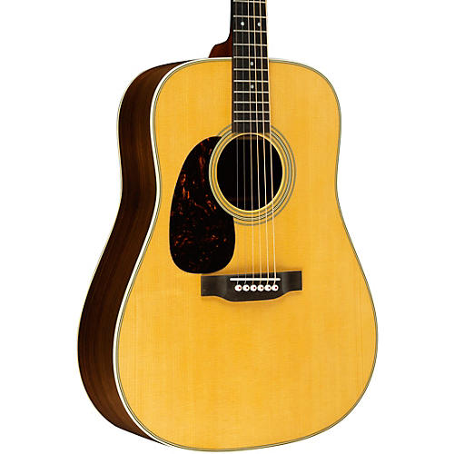 Martin D-28 Standard Left-Handed Dreadnought Acoustic Guitar Natural