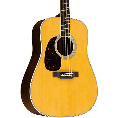 Martin D-35 Left-Handed Dreadnought Acoustic Guitar Natural