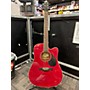 Used Greg Bennett Design by Samick D-4CE Acoustic Electric Guitar Red