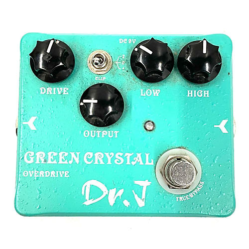 Dr. J Pedals D-50 Green Crystal Overdrive Effect Pedal