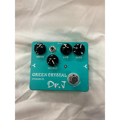 Dr. J Pedals D-50 Green Crystal Overdrive Effect Pedal