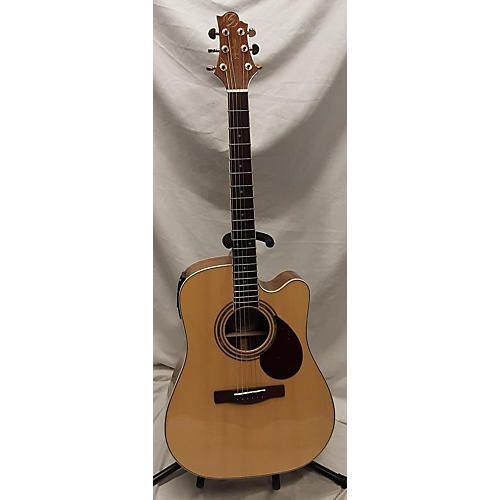 Greg Bennett Design by Samick D-6ce Acoustic Electric Guitar Natural