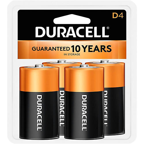 D Batteries 4-Pack