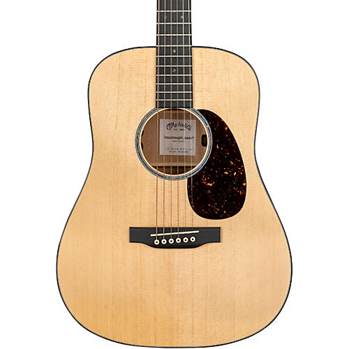 Martin D Jr E Dreadnought Acoustic-Electric Guitar Natural