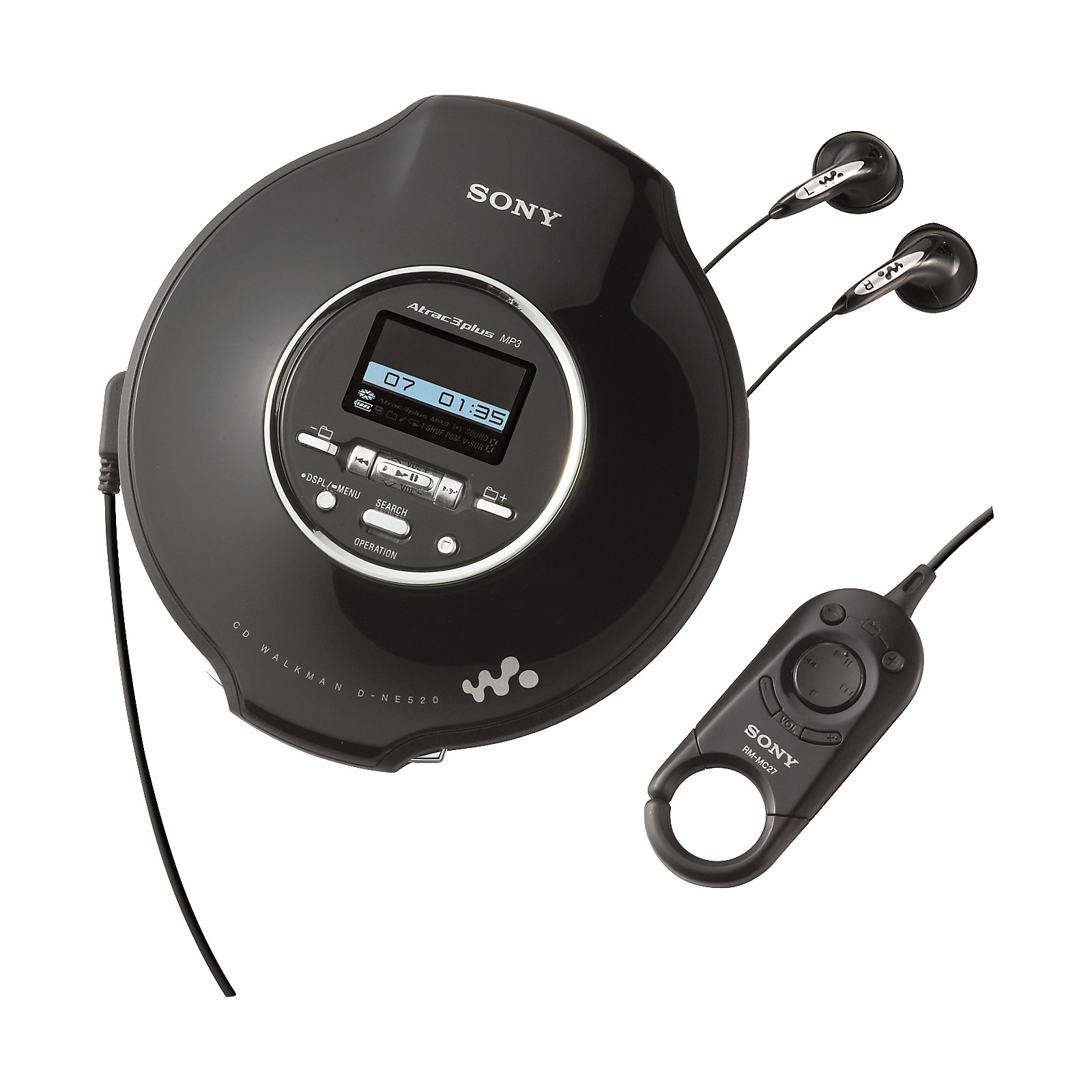 Sony D-NE520 MP3/ATRAC3 CD Walkman Player | Musician's Friend