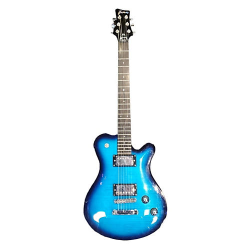 Framus D-Series Panthera Supreme Solid Body Electric Guitar Bleached Ocean Blueburst