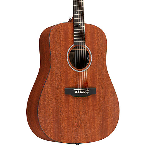 Martin D-X1E Left-Handed Dreadnought Acoustic-Electric Guitar Figured Mahogany