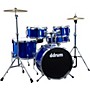 ddrum D1 5-Piece Junior Drum Set with Cymbals Police Blue