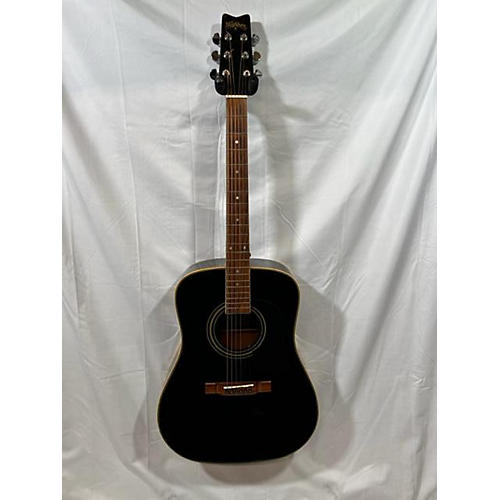 Washburn D10BK Acoustic Electric Guitar Black