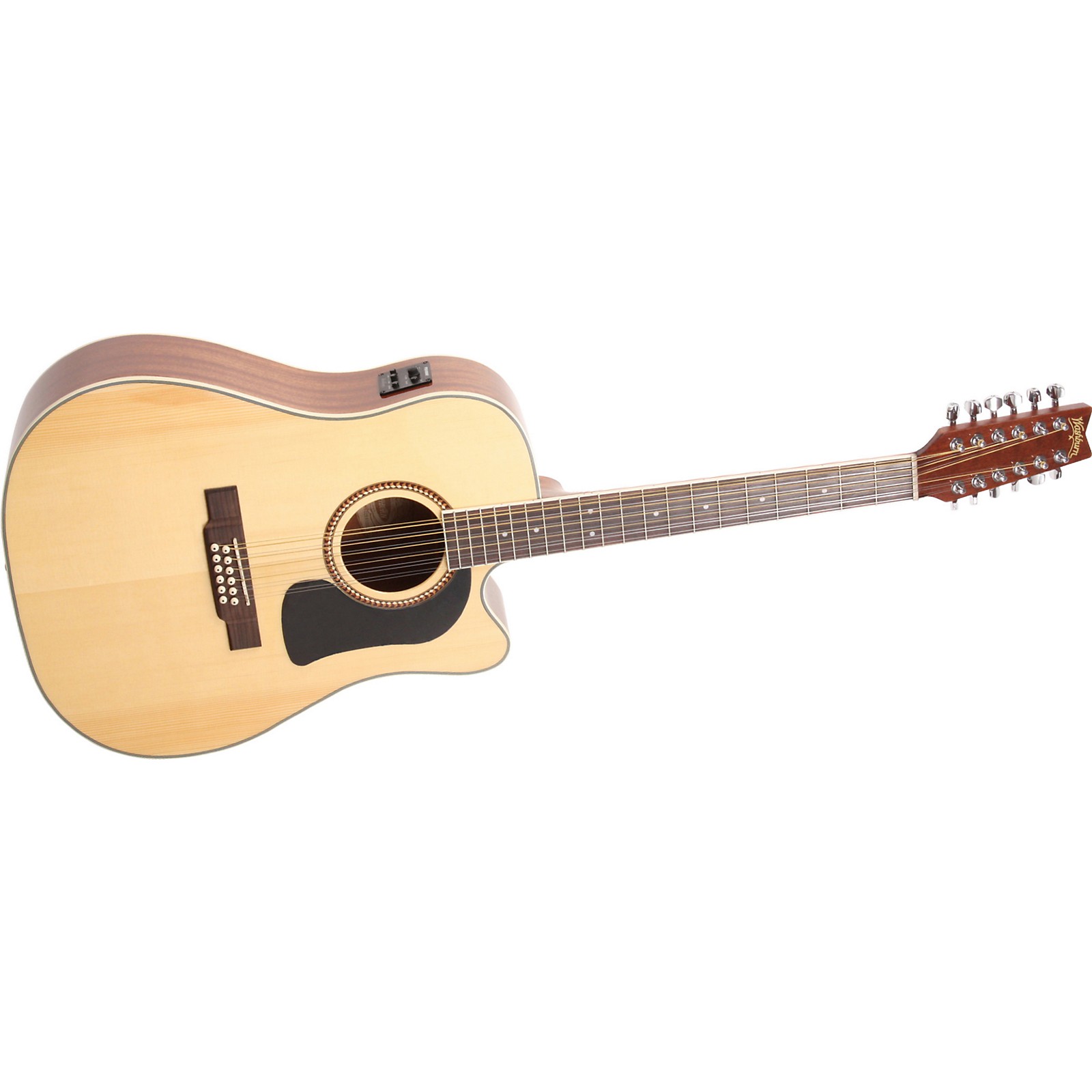 Washburn D10SCE12 12String Dreadnought AcousticElectric Guitar Musician's Friend