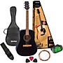 Mitchell D120PK Acoustic Guitar Value Package Black