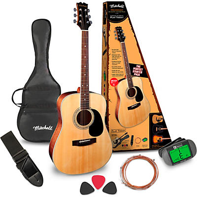 Mitchell D120PK Acoustic Guitar Value Package