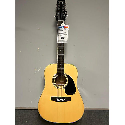 Mitchell D120S-12E 12 String Acoustic Electric Guitar Natural
