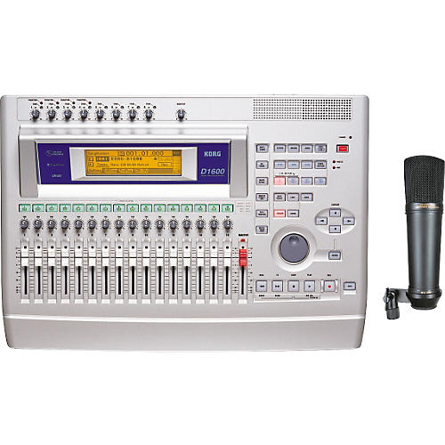 D1600 16-Track Digital Recorder with MXL2001 Microphone