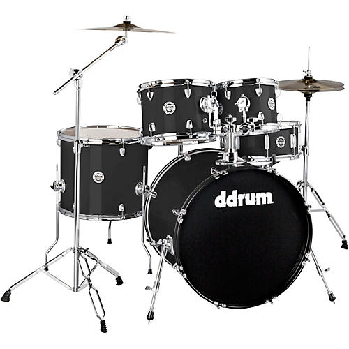 Ddrum D2 5-Piece Complete Drum Kit Midnight Black