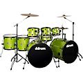 ddrum D2 8-Piece Double Bass Drum Set - Dark Silver SparkleLime Sparkle