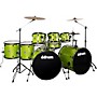 ddrum D2 8-Piece Double Bass Drum Set - Lime Sparkle