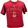 Martin D28 Logo T-Shirt Cardinal Large