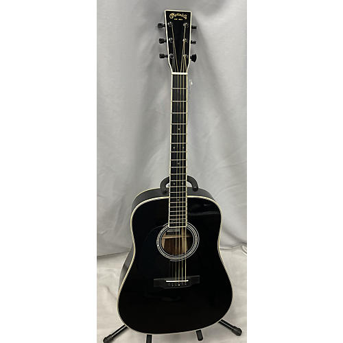 Martin D35JC Johnny Cash Left Handed Acoustic Guitar Black