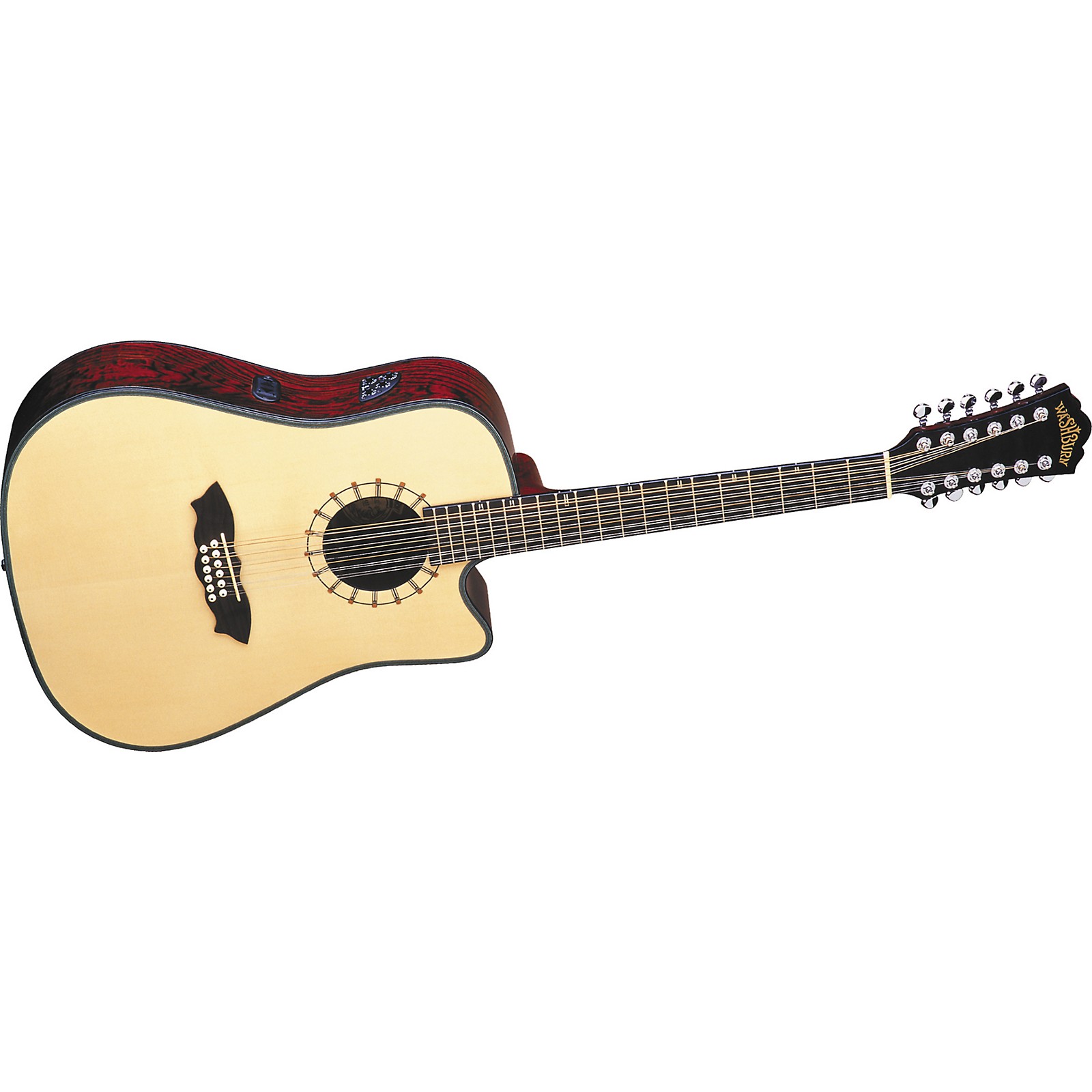 Washburn D46S12 Southwest Cutaway Dreadnought AcousticElectric 12