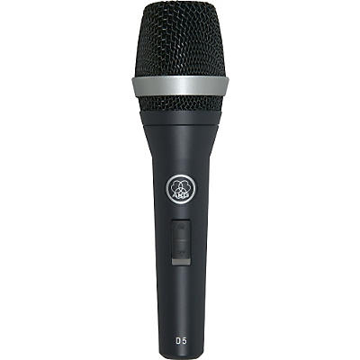 AKG D5 S Supercardioid Dynamic Vocal Microphone with On/Off Switch