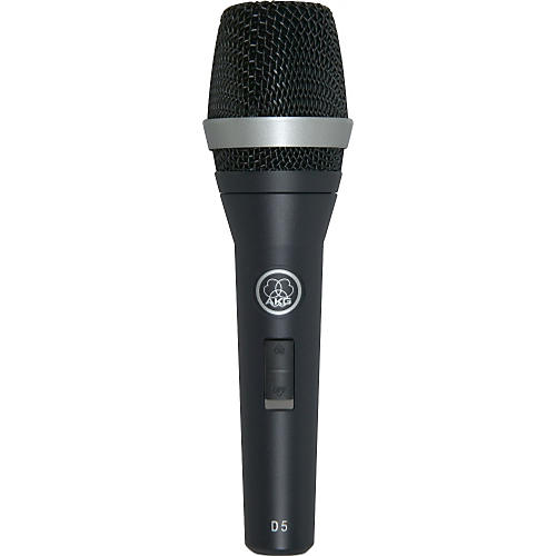 AKG D5 S Supercardioid Dynamic Vocal Microphone with On/Off Switch