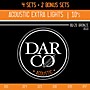 Darco D510 80/20 Extra Light 6 Set Value Pack Acoustic Guitar Strings Extra Light (10-47)