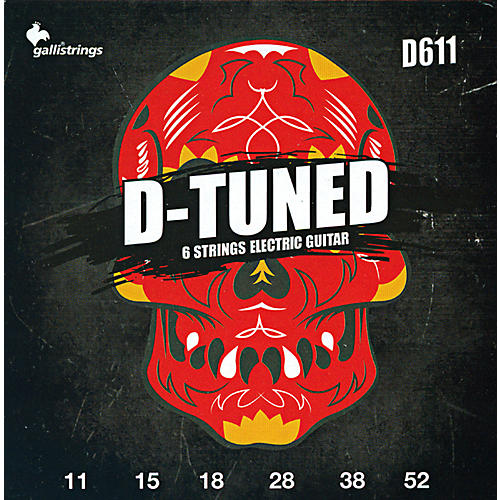 D611 D-TUNED Electric Guitar Strings 11-52