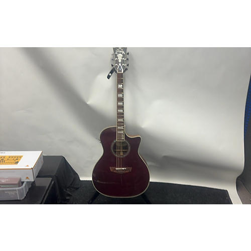 D'Angelico DAPCSG200 Acoustic Guitar Wine Red