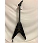 Used Epiphone DAVE MUSTAINE CUSTOM FLYING V Solid Body Electric Guitar Black Metallic