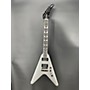 Used Gibson DAVE MUSTAINE FLYING V EXP Solid Body Electric Guitar Silver