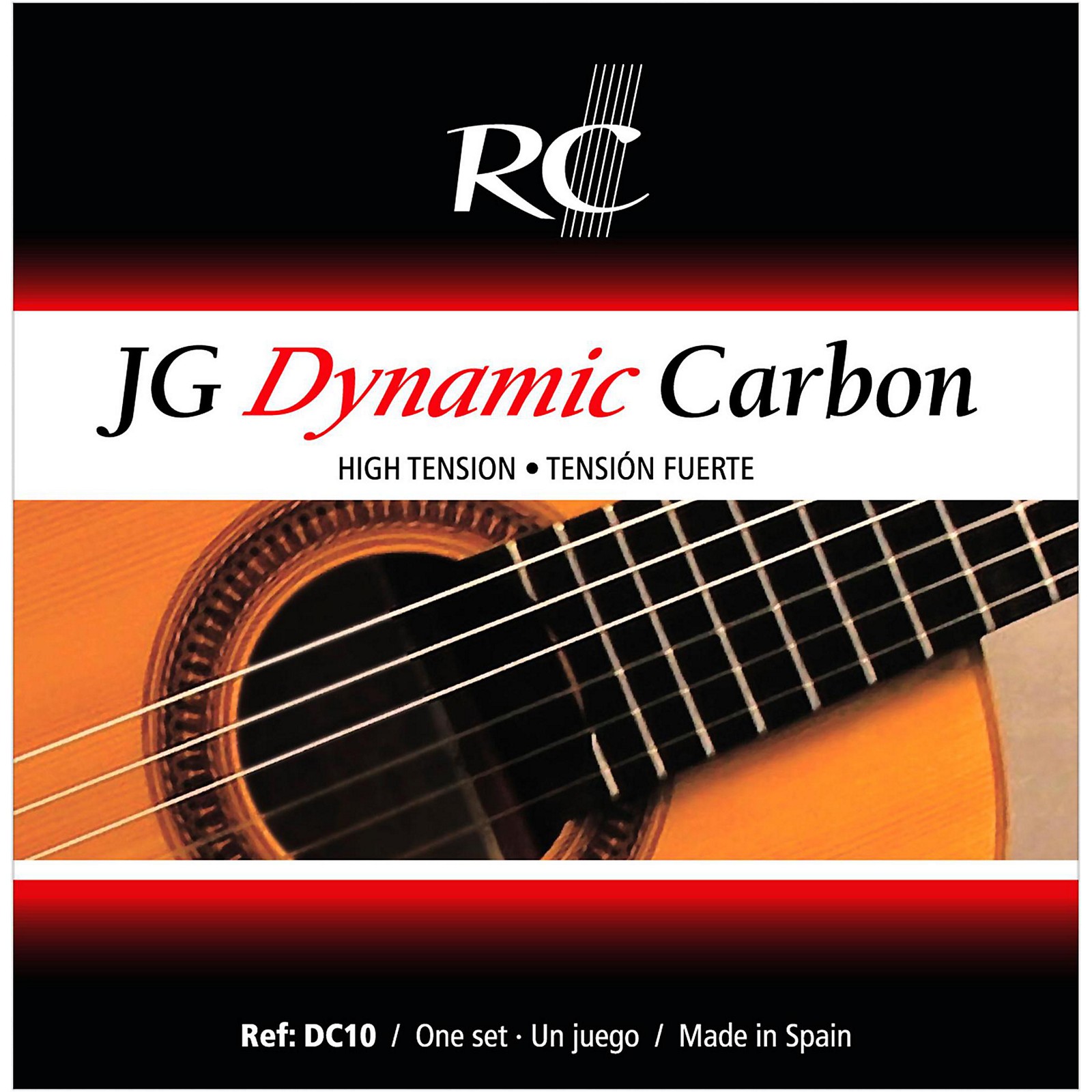 RC Strings DC10 JG Dynamic Carbon High Tension Nylon Guitar Strings